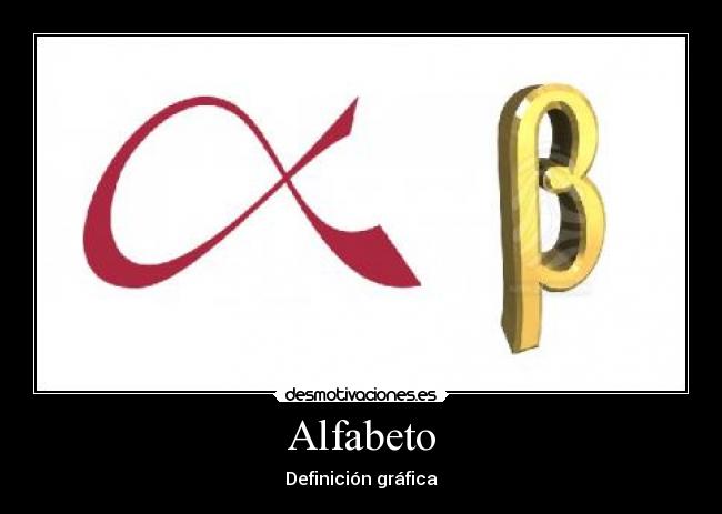 Alfabeto - Definición gráfica