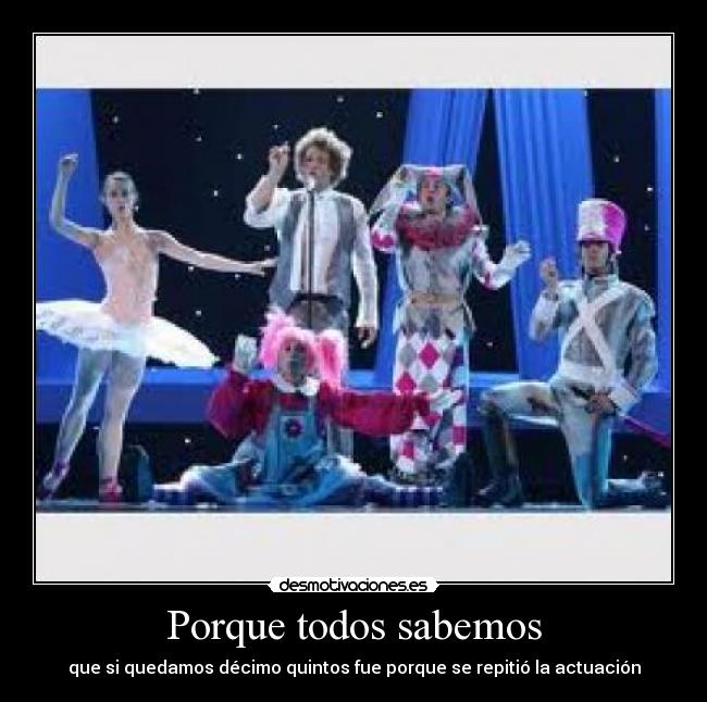 Porque todos sabemos -