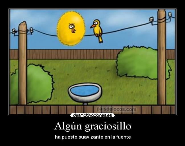 Algún graciosillo -