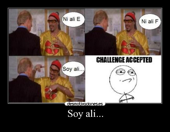 Soy ali... -