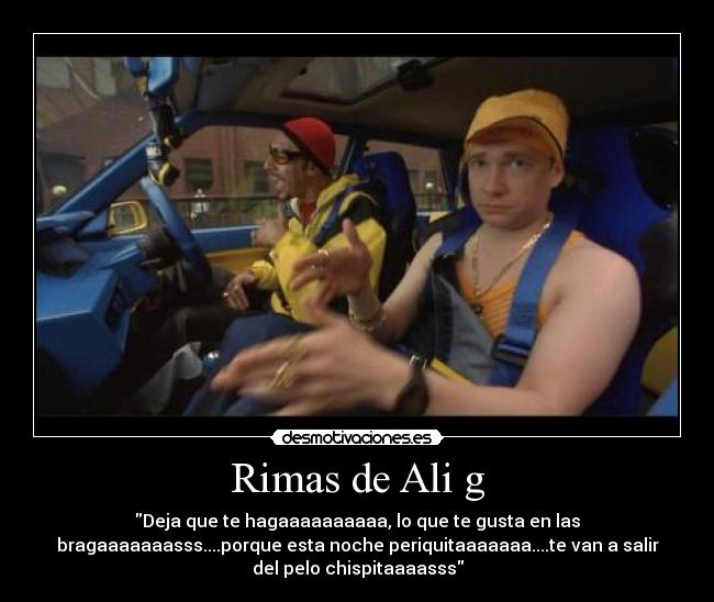 Rimas de Ali g -
