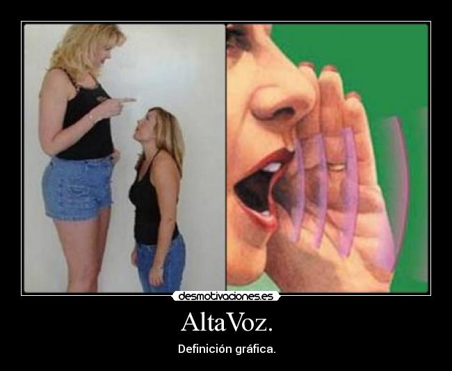 AltaVoz. - Definición gráfica.