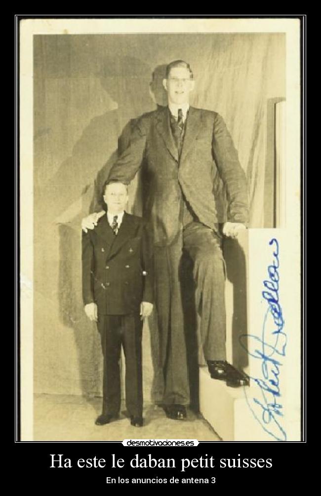 Ha este le daban petit suisses - En los anuncios de antena 3