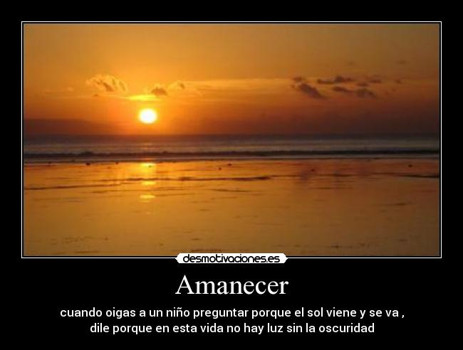 Amanecer -