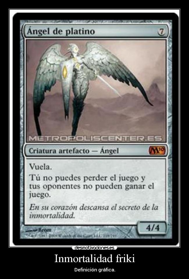 Inmortalidad friki - Definición gráfica.