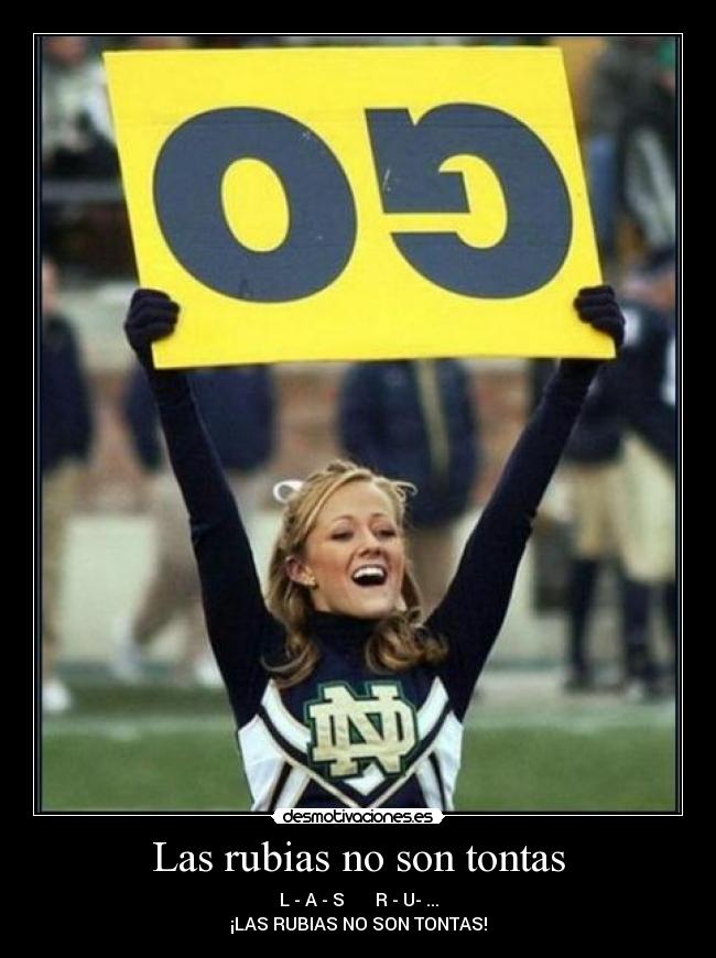 Las rubias no son tontas -