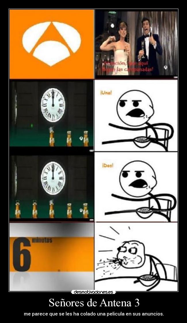 Señores de Antena 3 - me parece que se les ha colado una pelicula en sus anuncios.