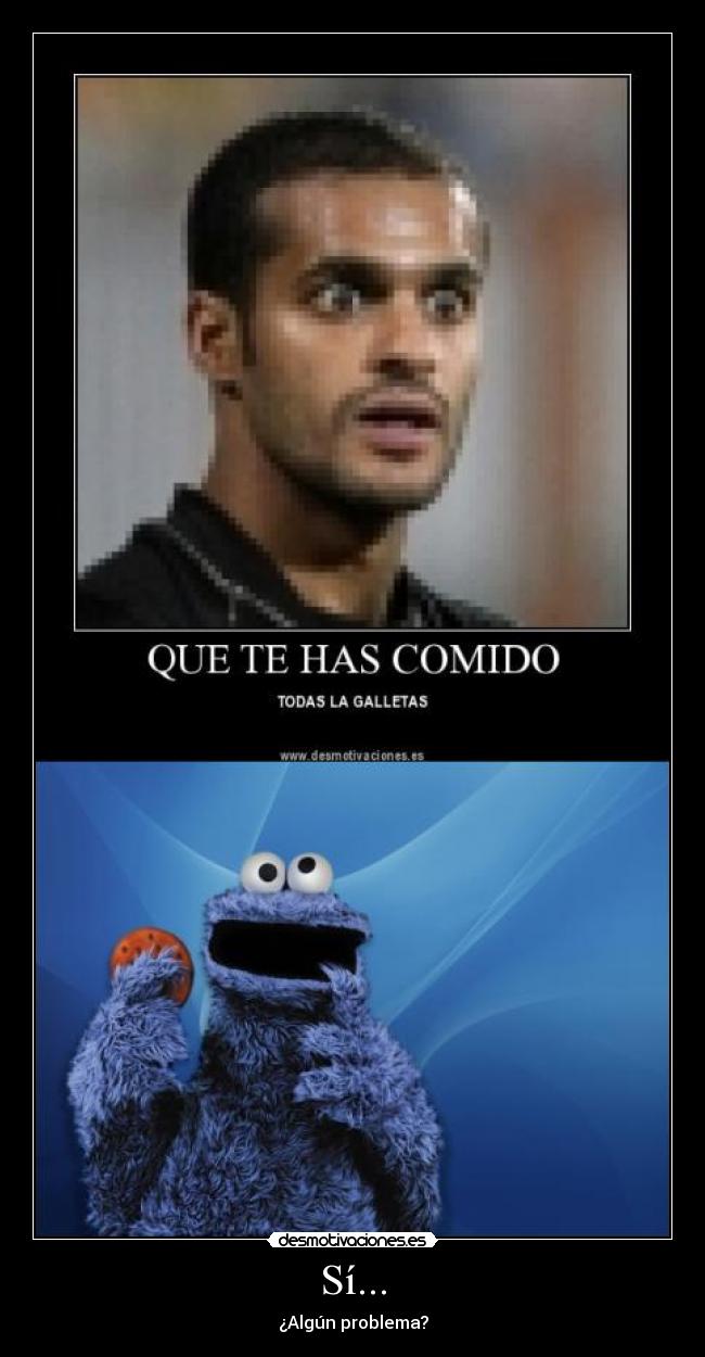 carteles galletas monstruo las galletas desmotivaciones