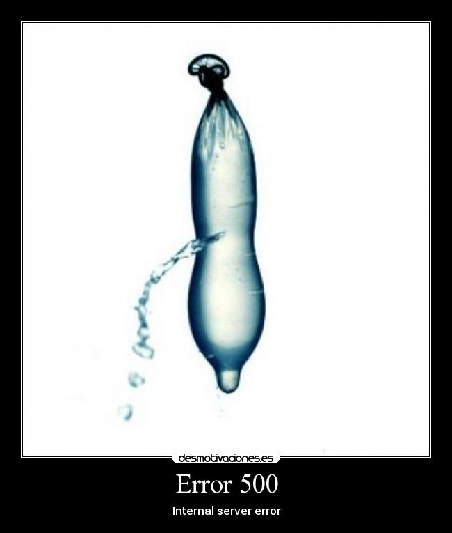 Error 500 - Internal server error