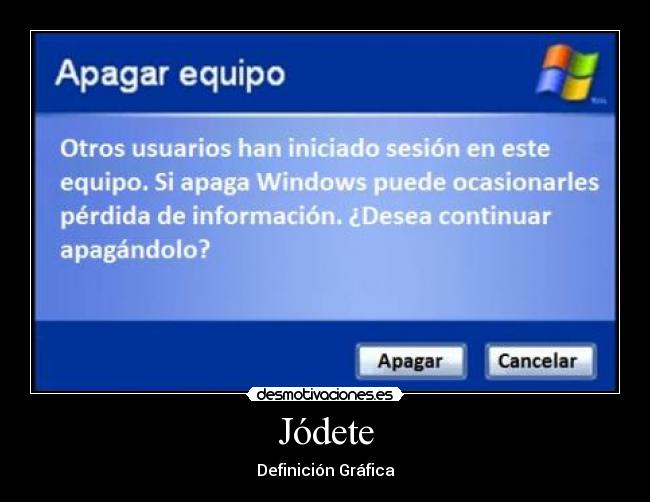 Jódete - Definición Gráfica