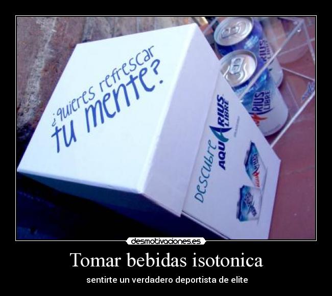 Tomar bebidas isotonica - 
