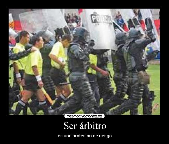 Ser árbitro - 