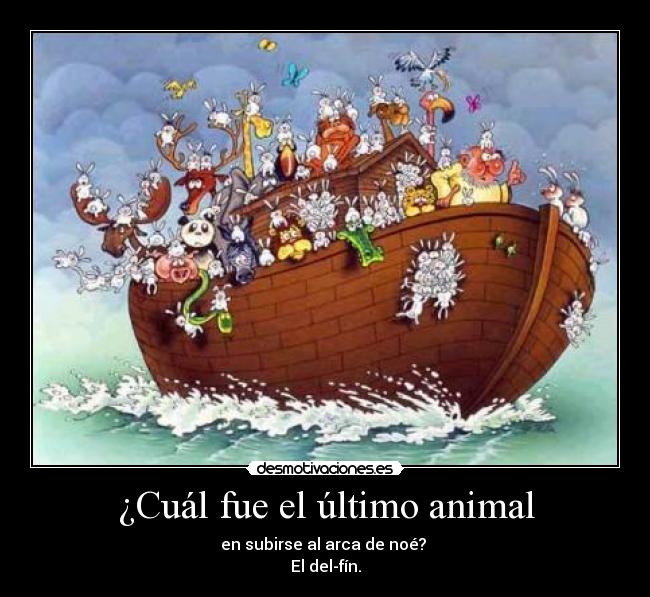 ¿Cuál fue el último animal - 