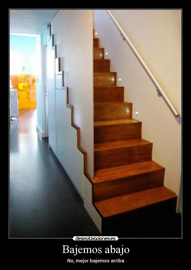 Bajemos abajo -