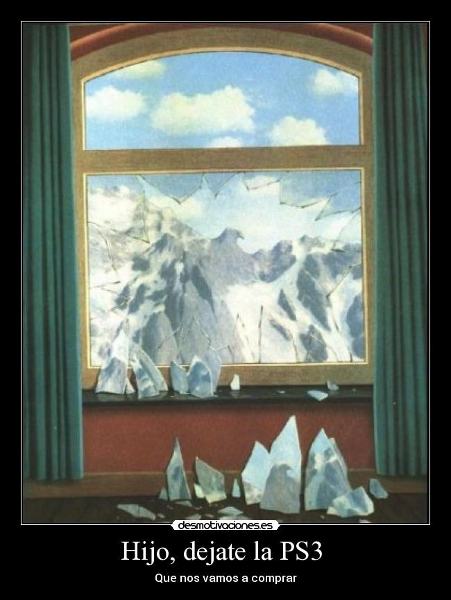 Hijo, dejate la PS3  - 