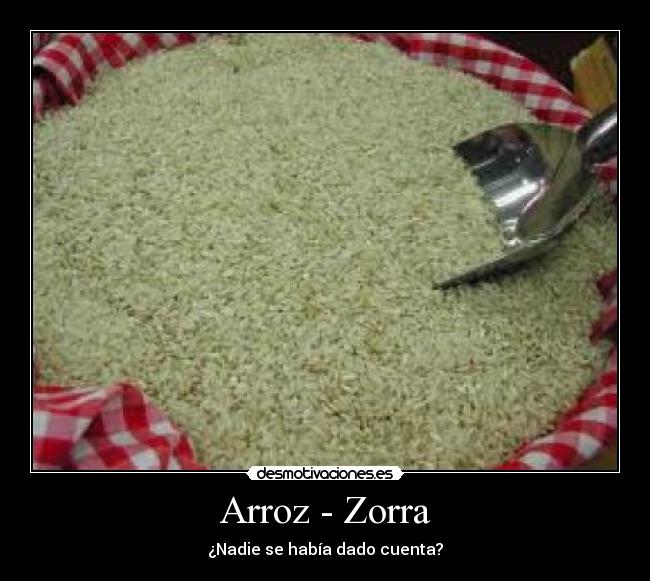 Arroz - Zorra -