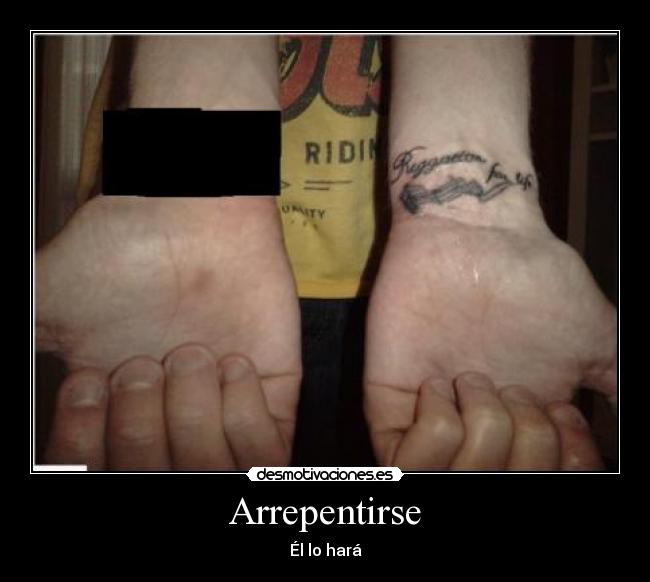 Arrepentirse -