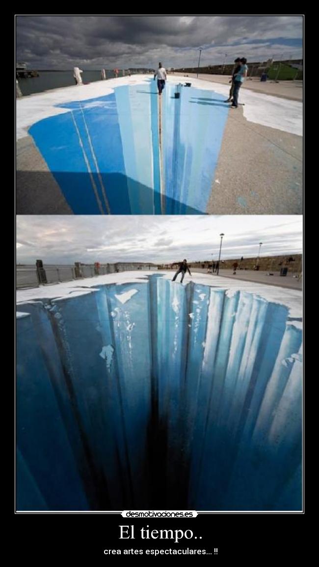 El tiempo.. - crea artes espectaculares... !!