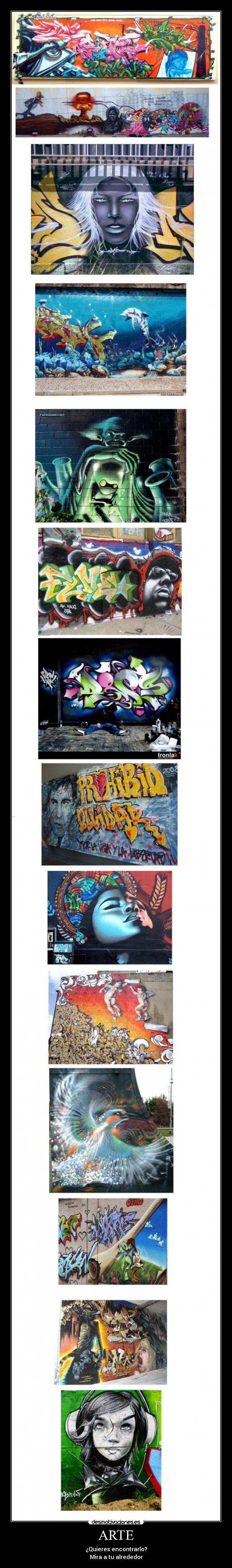 ARTE - ¿Quieres encontrarlo?
Mira a tu alrededor