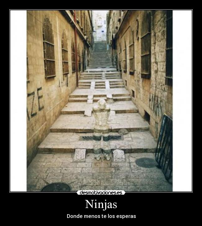 Ninjas - Donde menos te los esperas