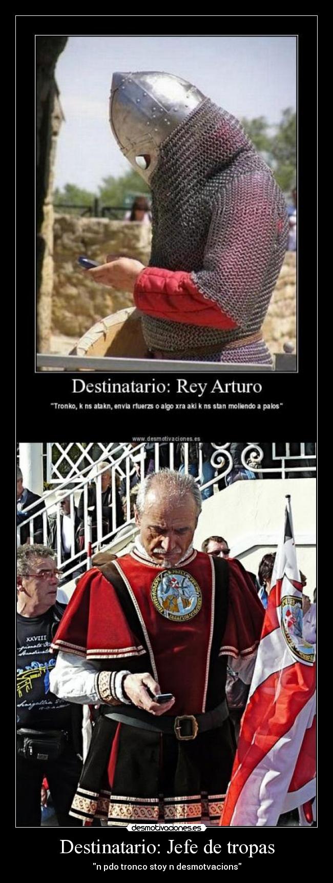 Destinatario: Jefe de tropas - 