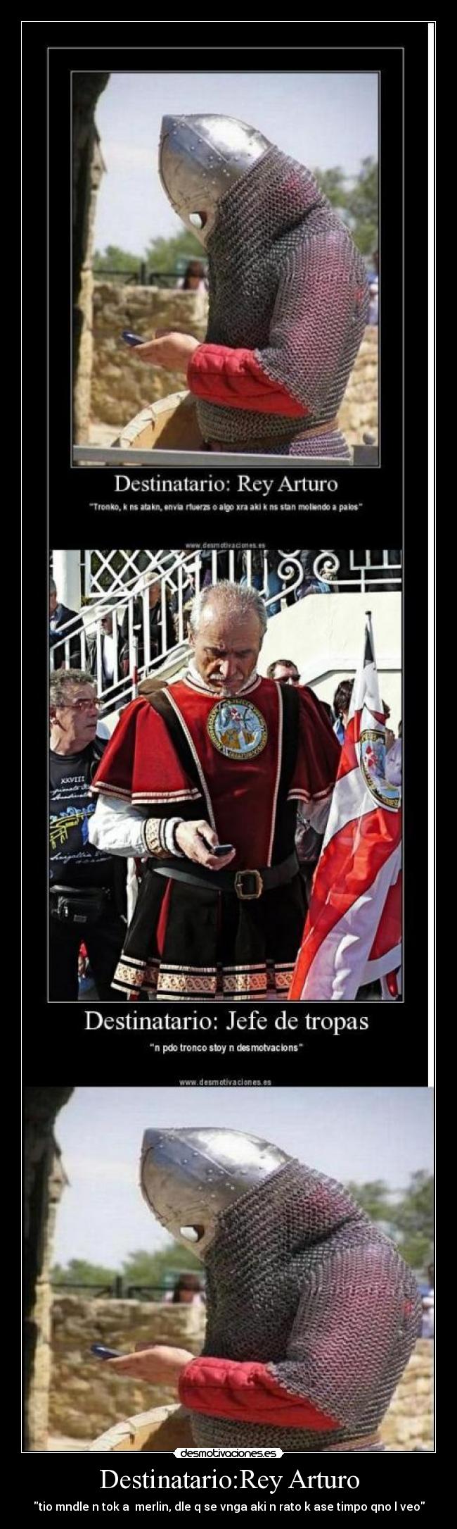 carteles rey arturo merlin desmotivaciones