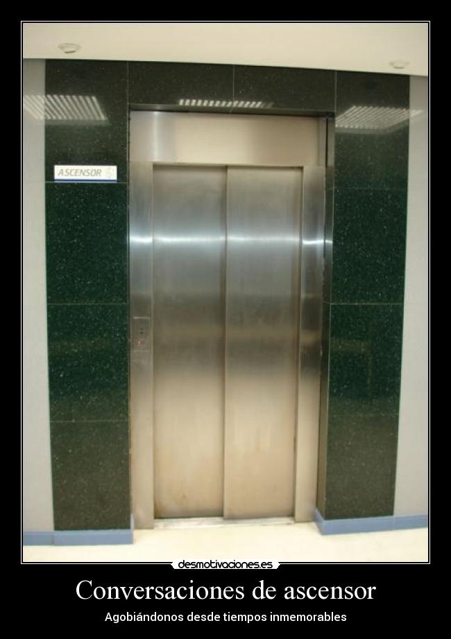 Conversaciones de ascensor -