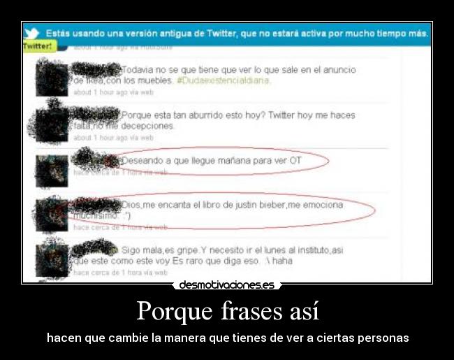 Porque frases así - 