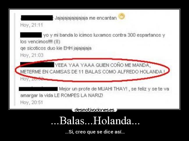 ...Balas...Holanda... - 