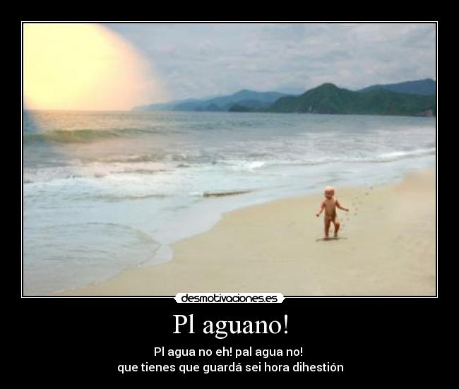 Pl aguano! -