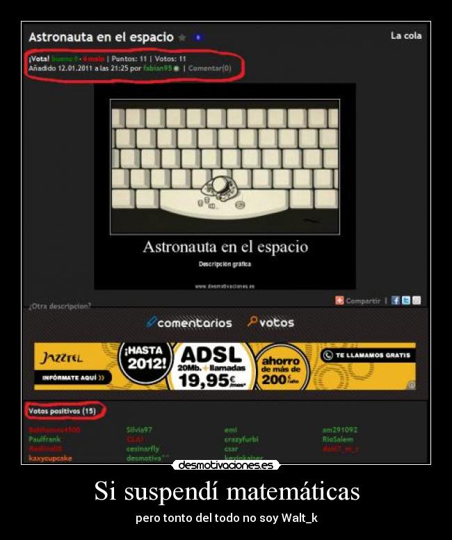 Si suspendí matemáticas - 