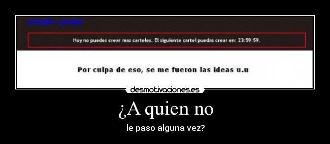 ¿A quien no - 