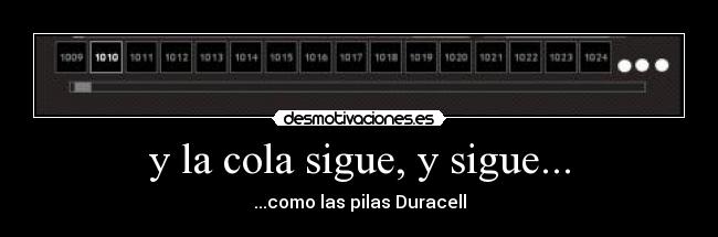 y la cola sigue, y sigue... -