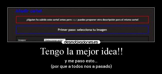 carteles idea desmotivaciones