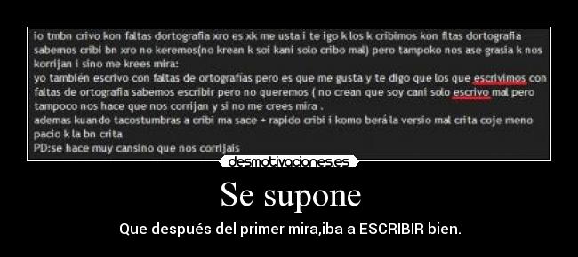 Se supone - 