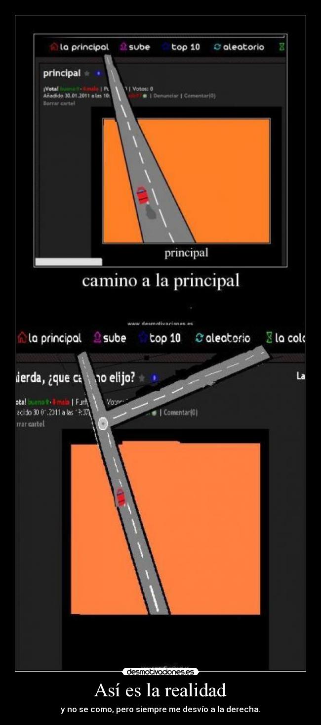 Así es la realidad -