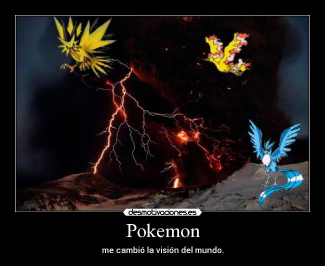 carteles pokemon pokemon articuno zapdos moltres desmotivaciones