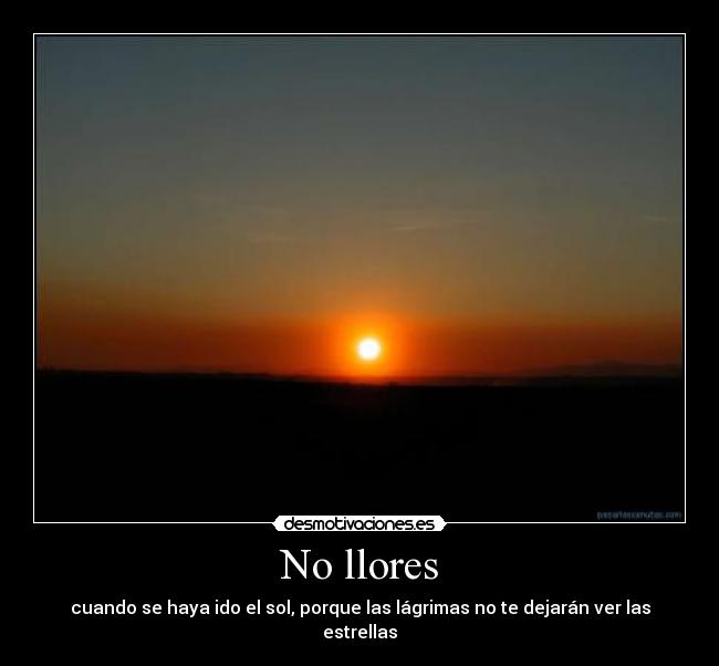 No llores - 