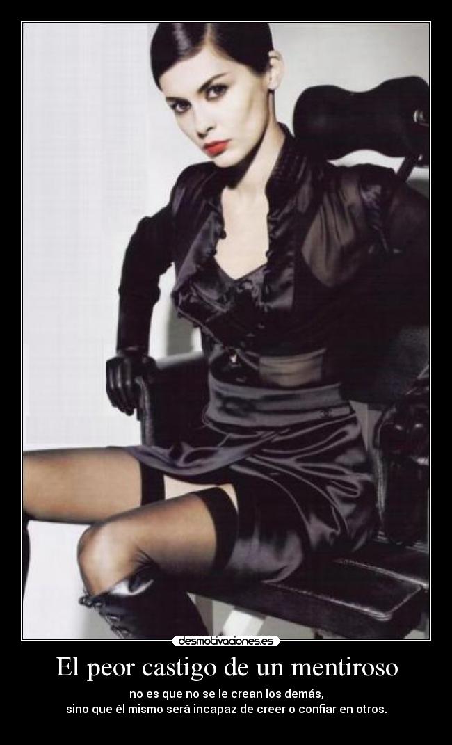 El peor castigo de un mentiroso - 