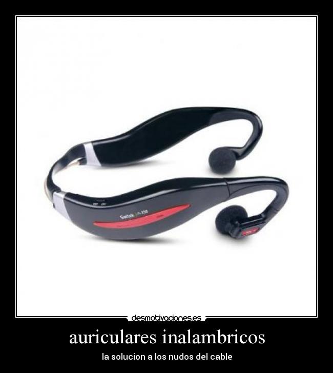 auriculares inalambricos - la solucion a los nudos del cable