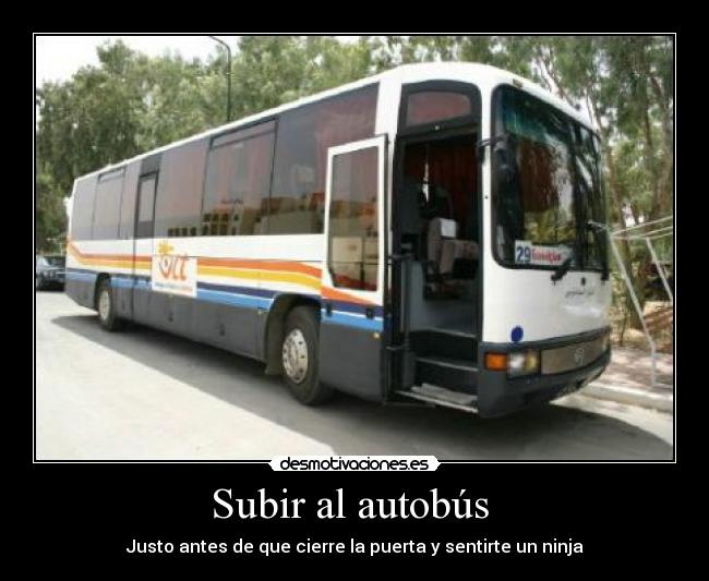 Subir al autobús -