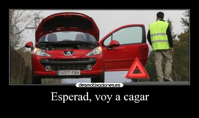 Esperad, voy a cagar - 