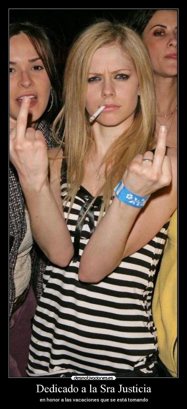 Dedicado a la Sra Justicia -