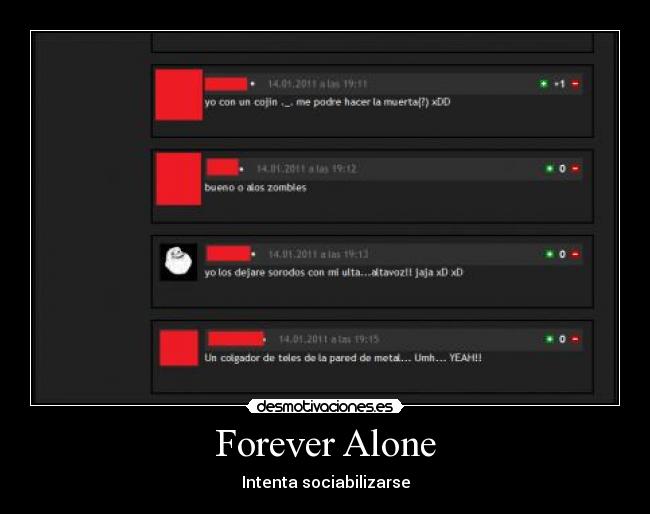Forever Alone - Intenta sociabilizarse
