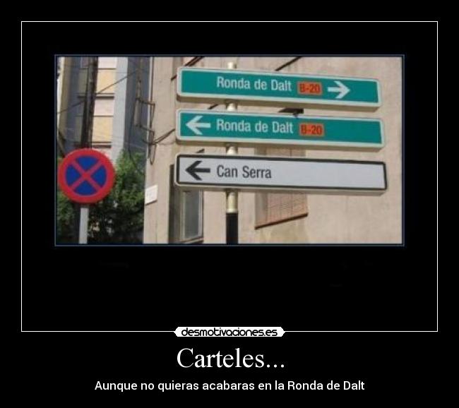 Carteles... -
