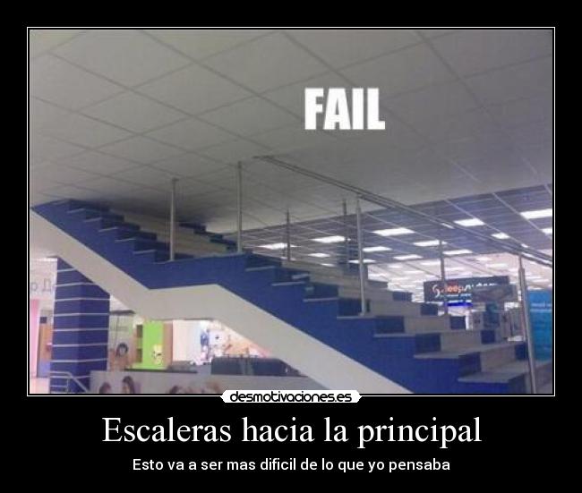 Escaleras hacia la principal - 