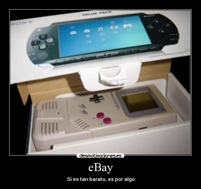 eBay - Si es tan barato, es por algo