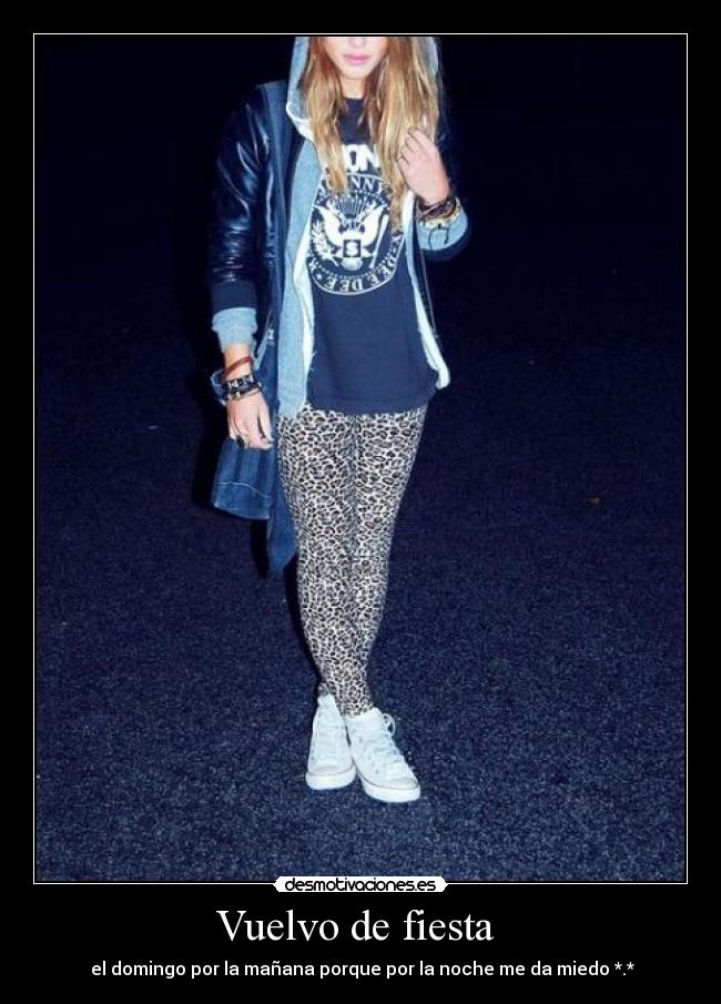 Vuelvo de fiesta -
