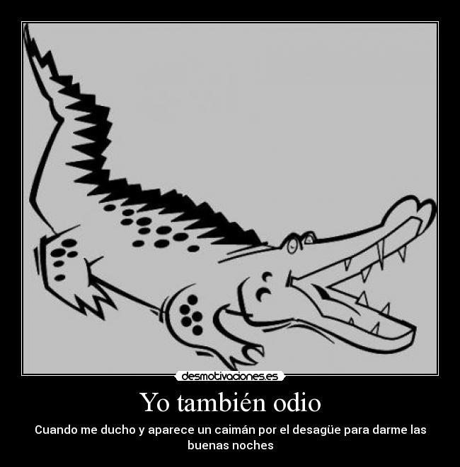 Yo también odio - 