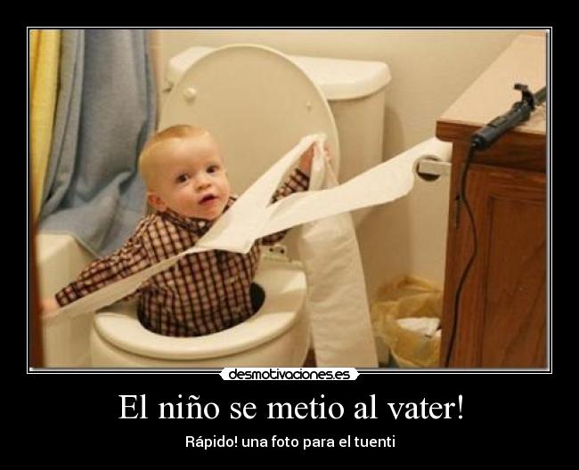 El niño se metio al vater! - 